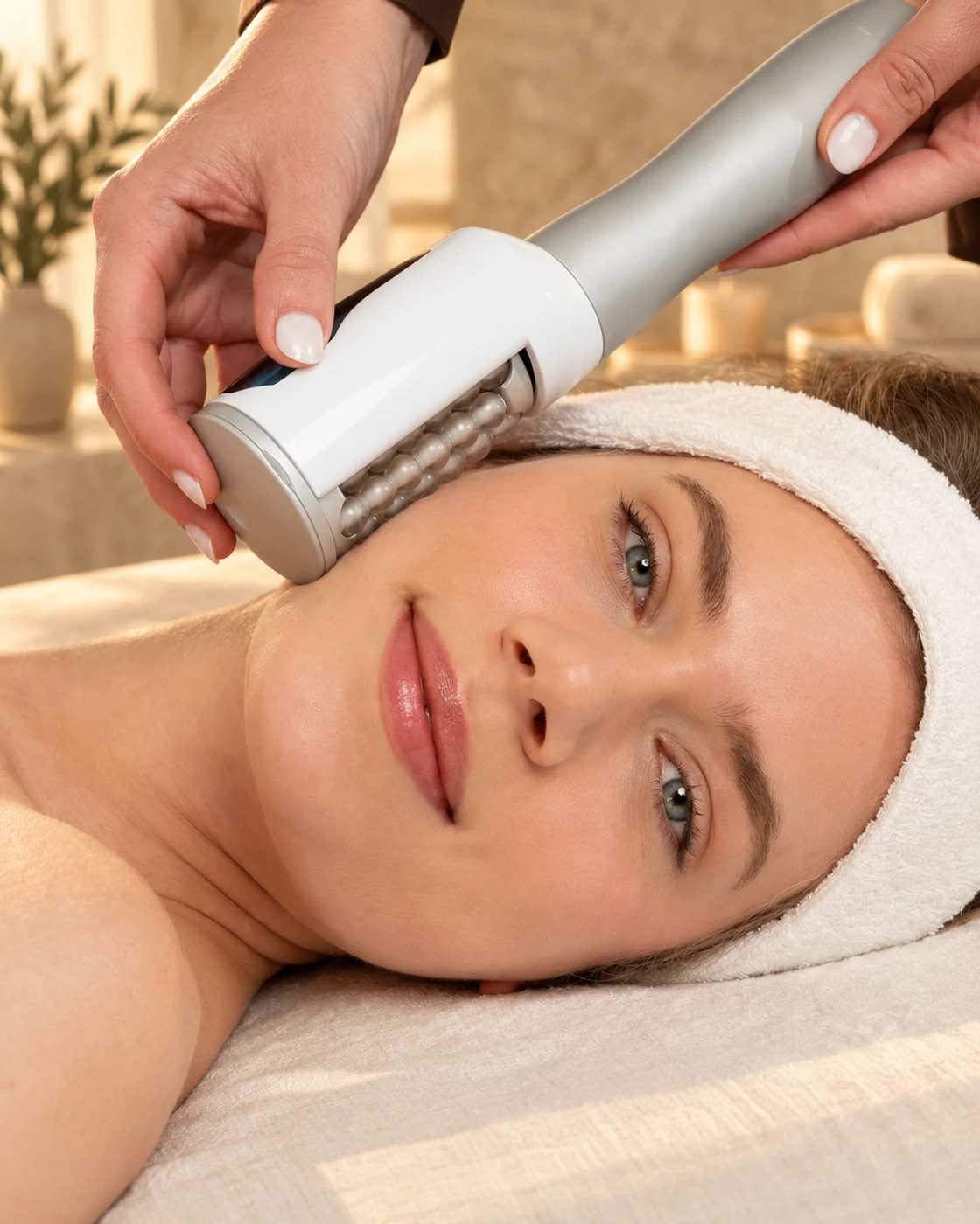 Gentle Endospheres facial treatment